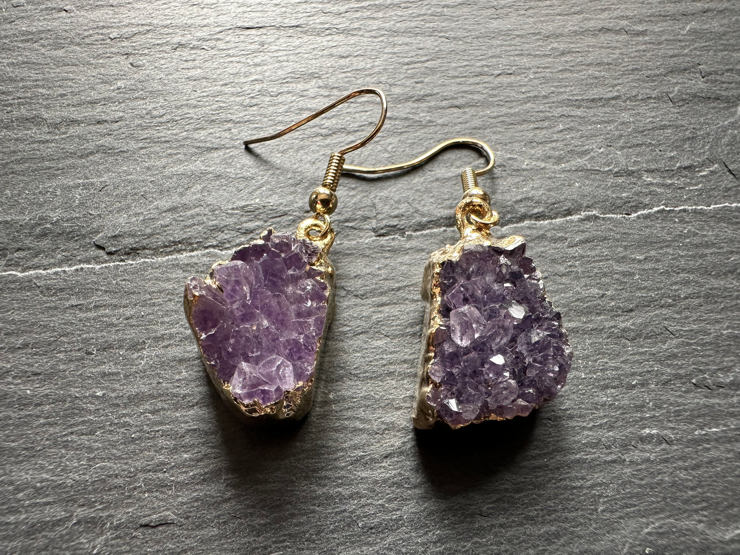 Amethyst earrings