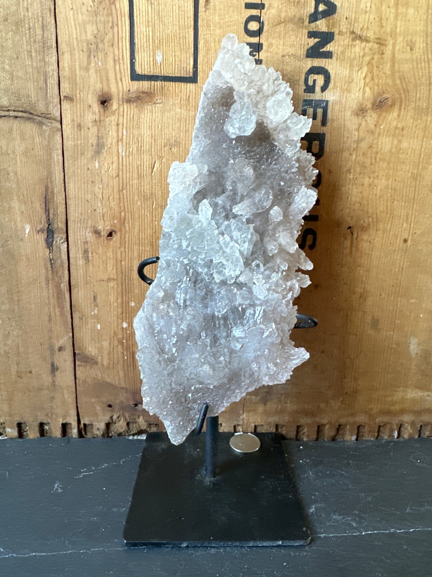 Zeolite on stand.