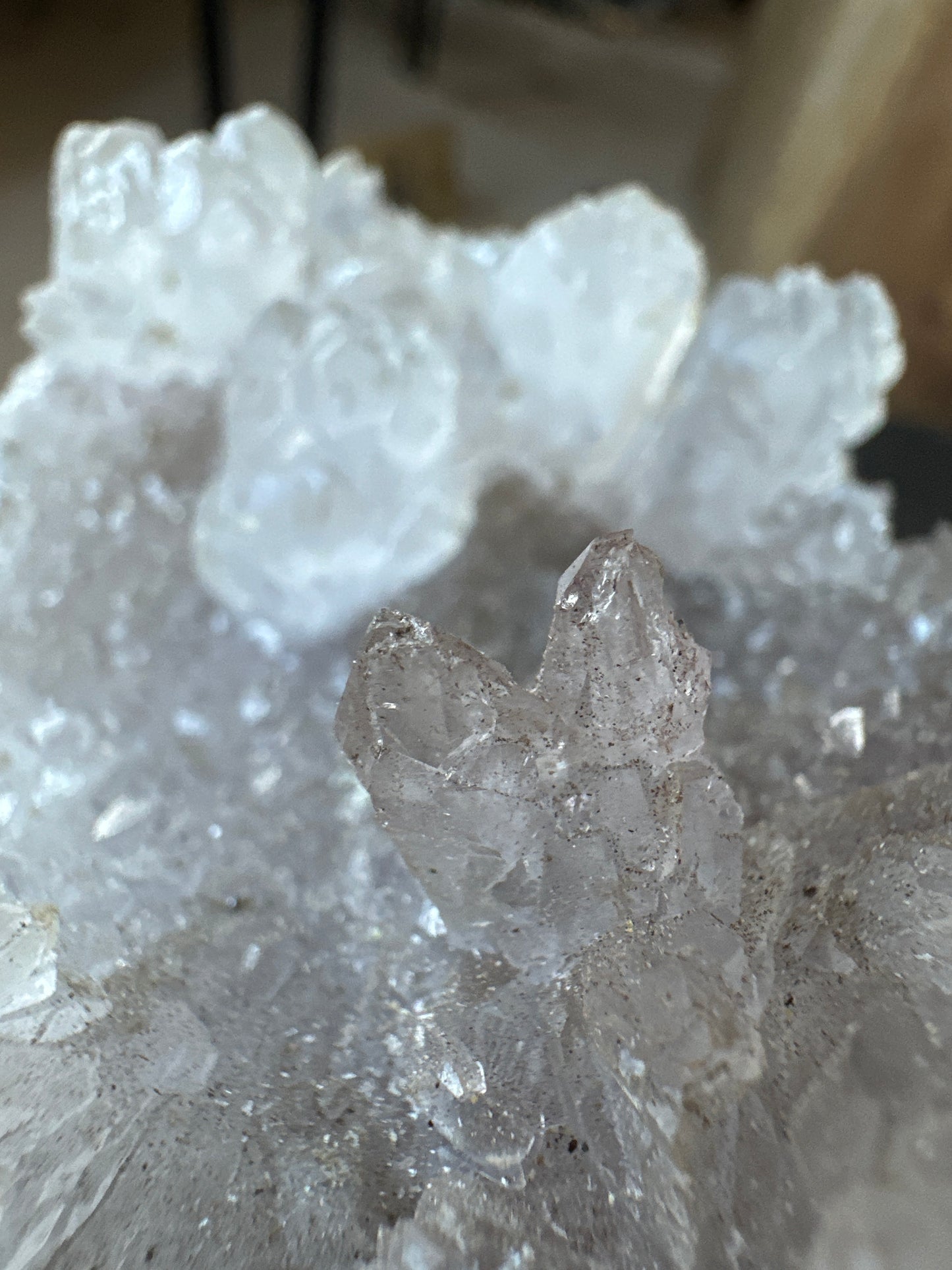 Zeolite on stand.