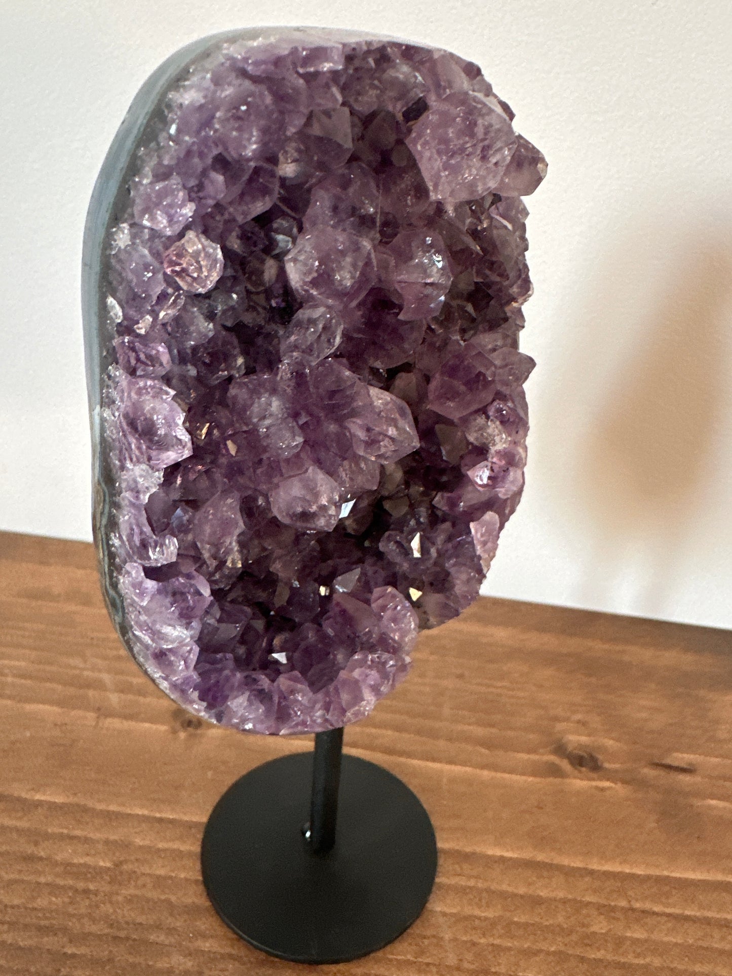 Amethyst on stand