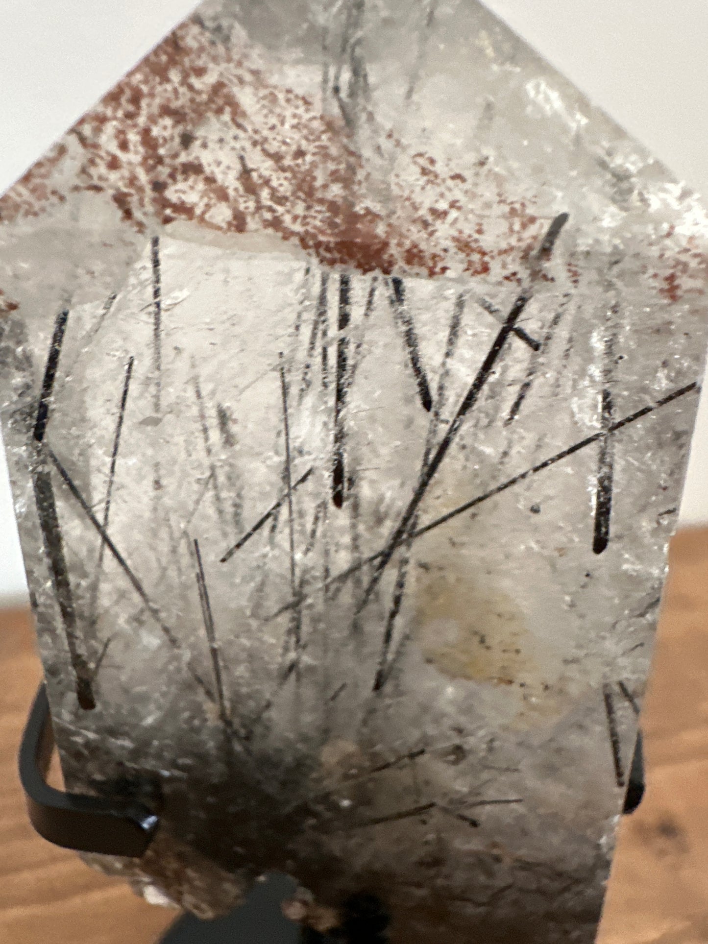 Quartz~ black rutile