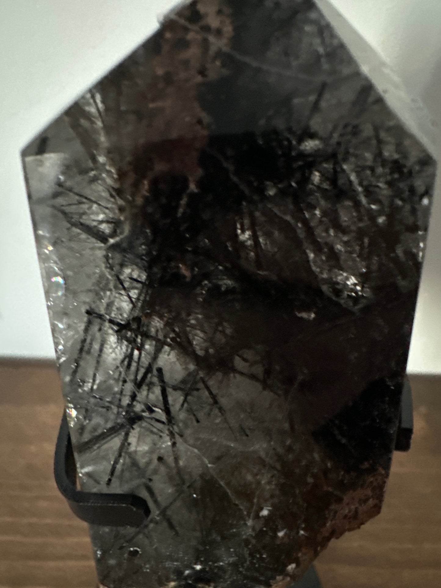 Quartz~ black rutile