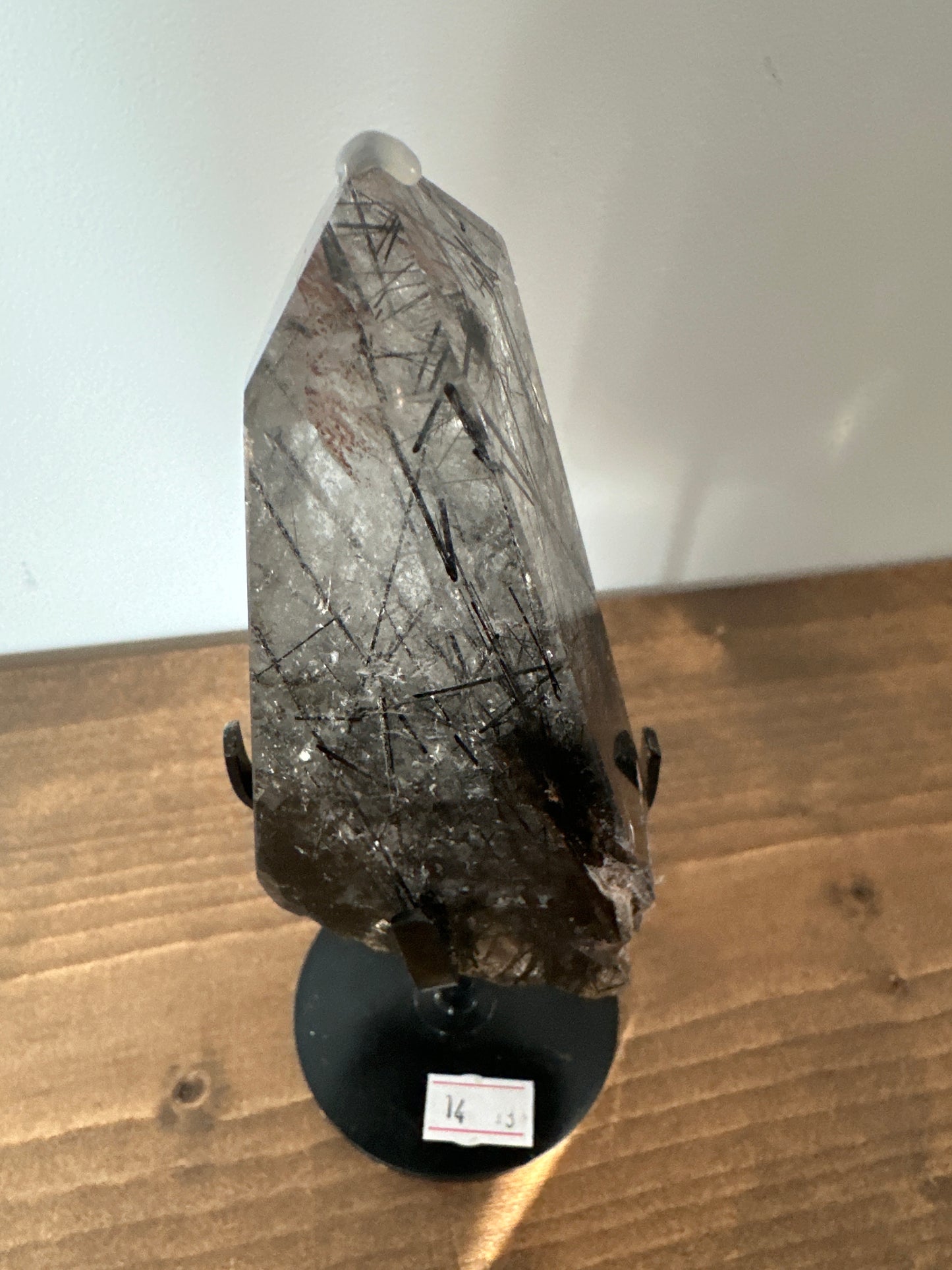 Quartz~ black rutile