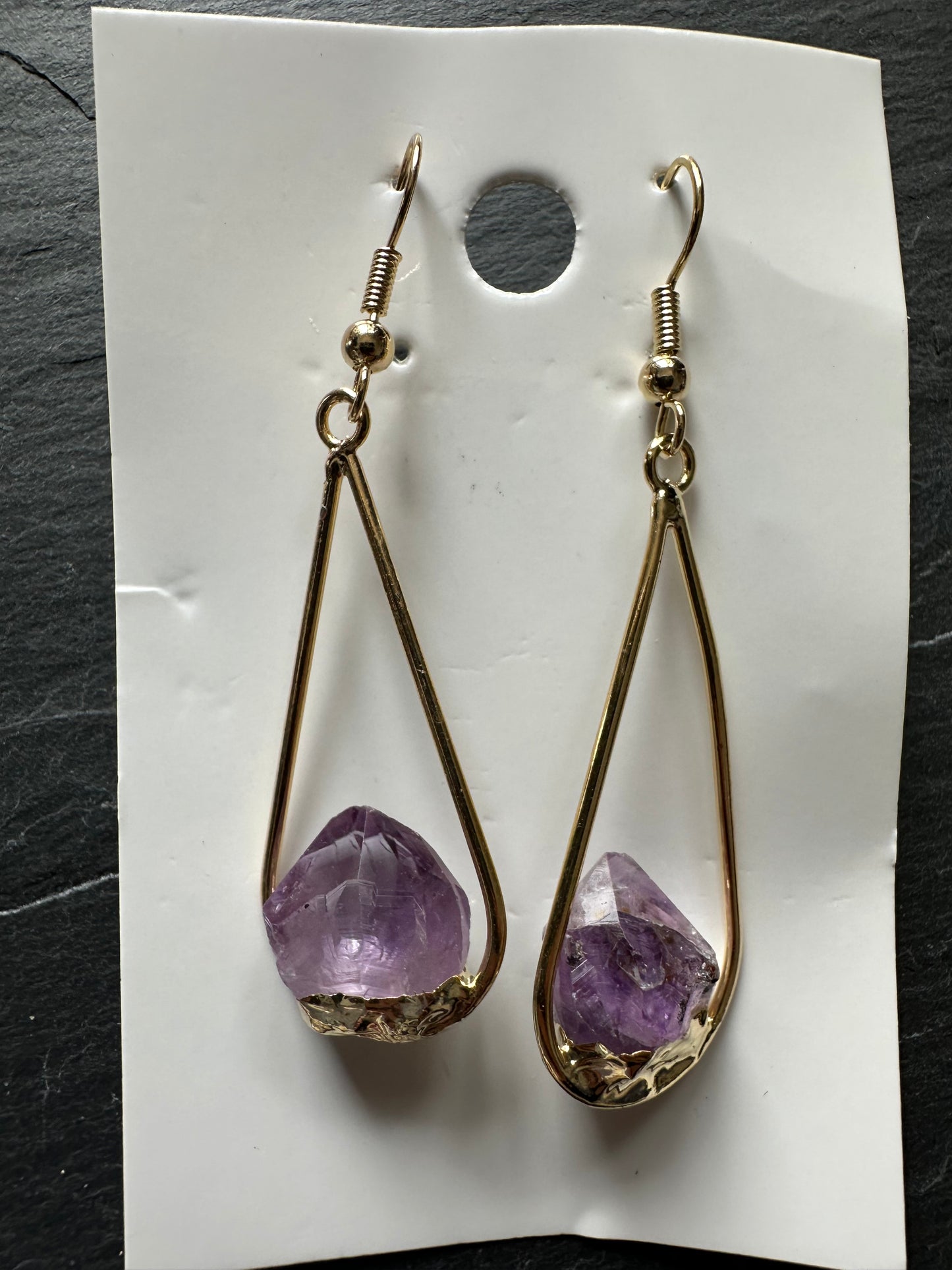 Amethyst earrings