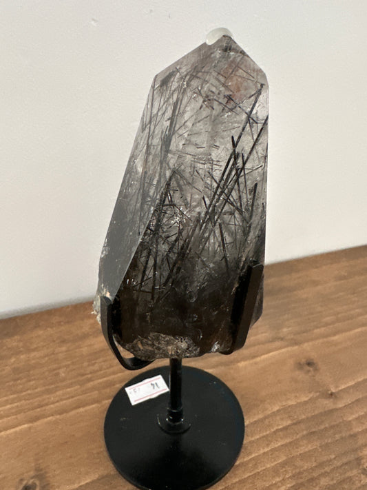 Quartz~ black rutile