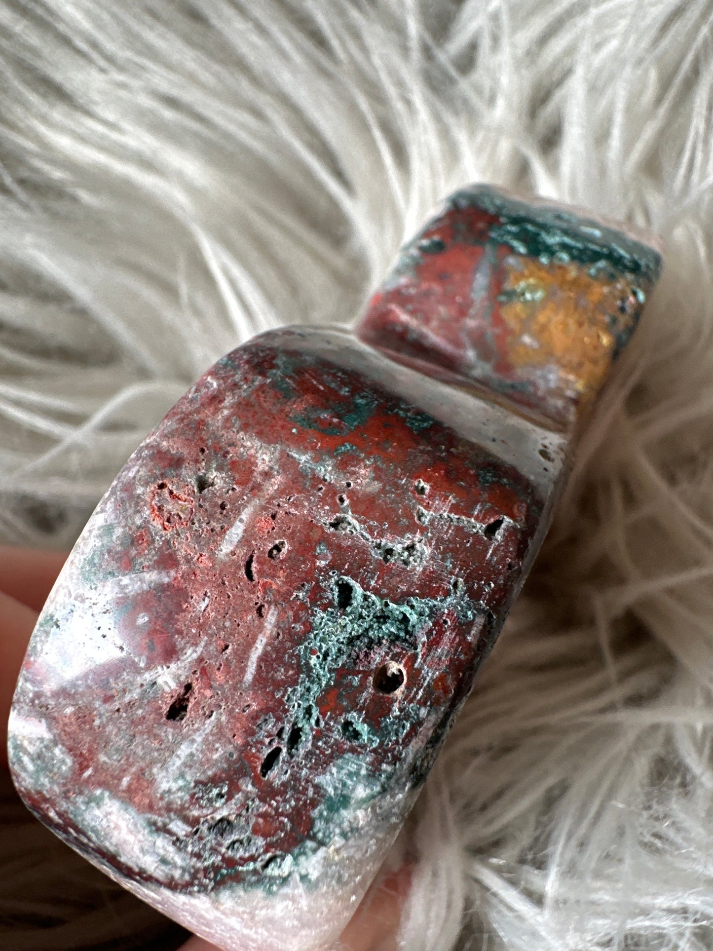 Pink amethyst heart.