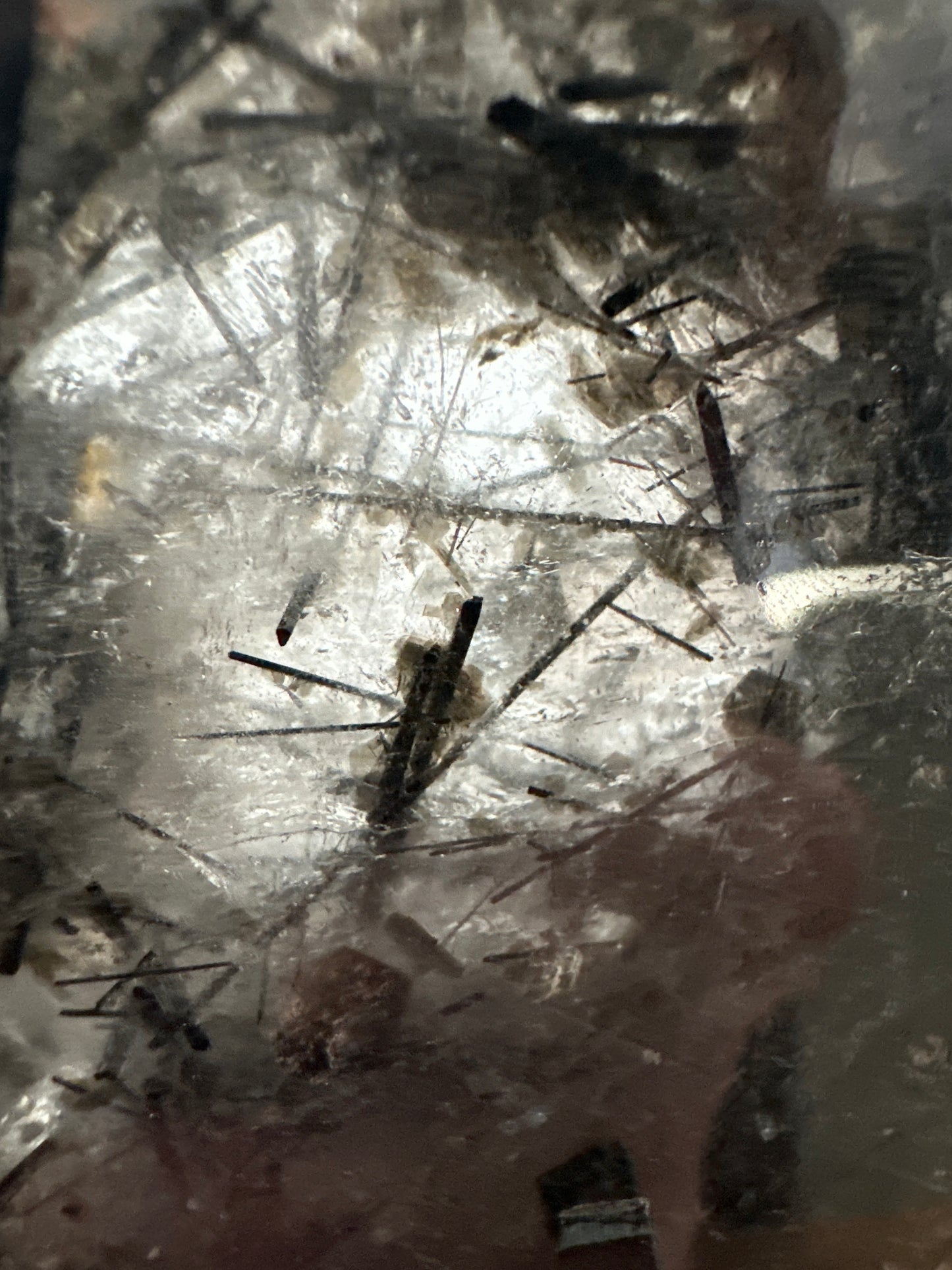 Quartz~ black rutile