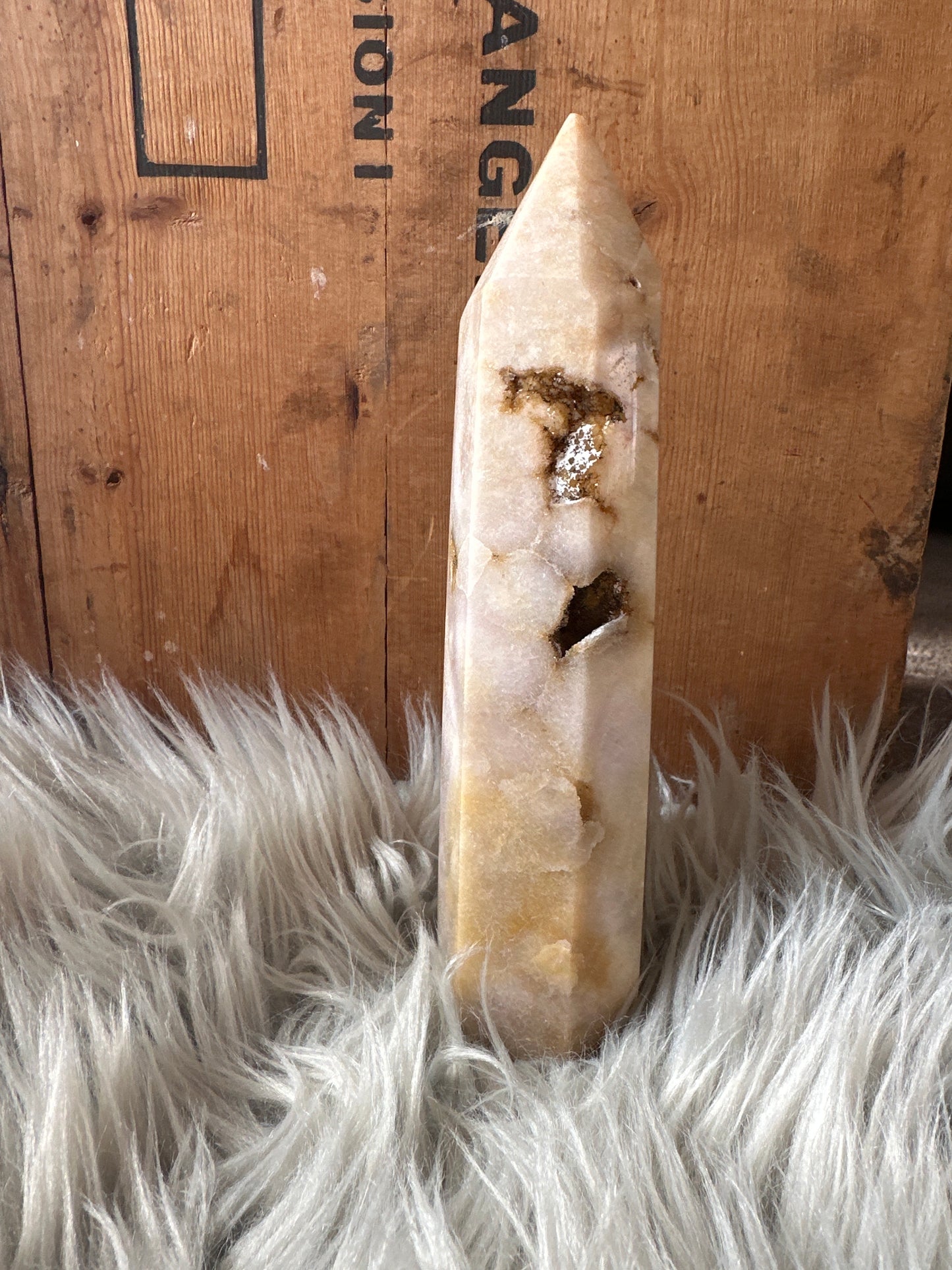 Pink amethyst tower.