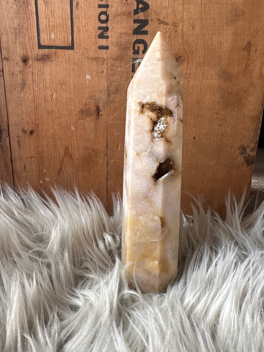 Pink amethyst tower.