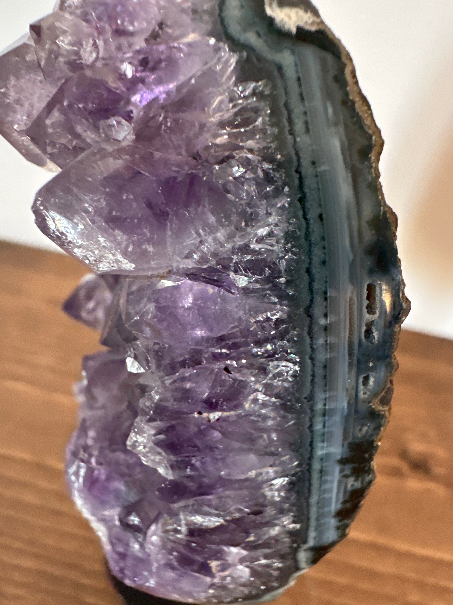 Amethyst on stand