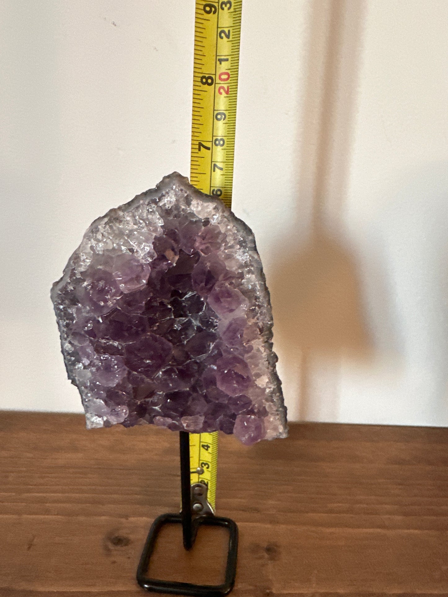 Amethyst on stand