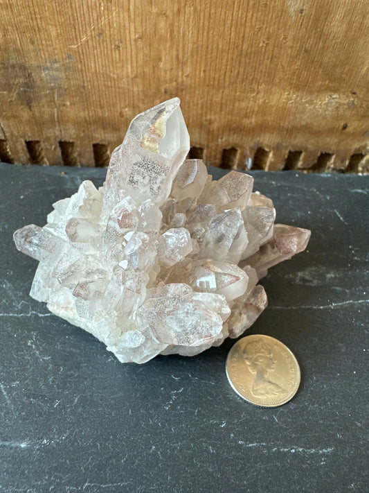 Quartz~ pink and black lithium