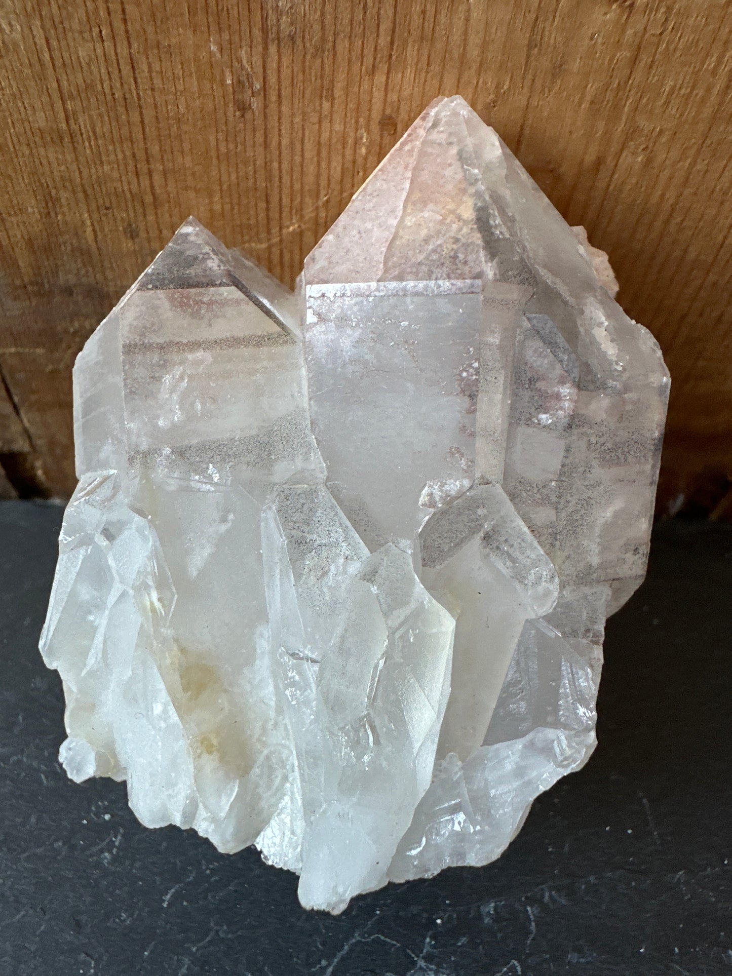 Quartz~pink and black lithium