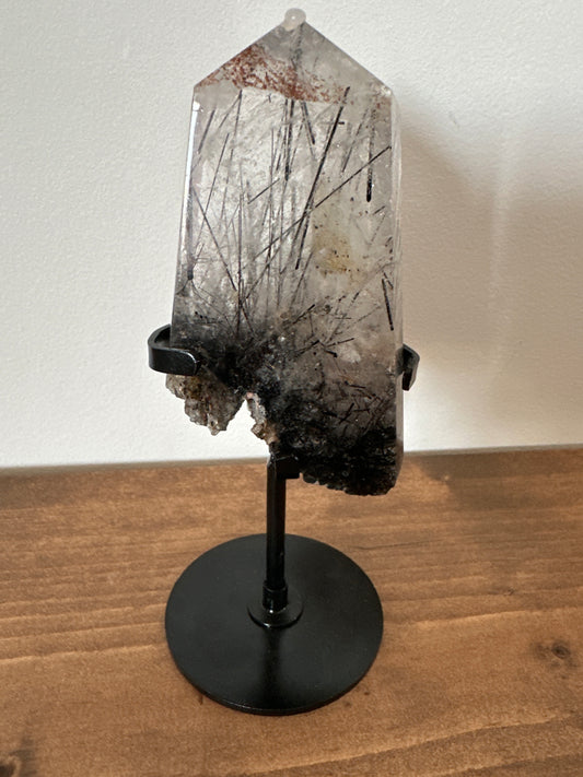 Quartz~ black rutile