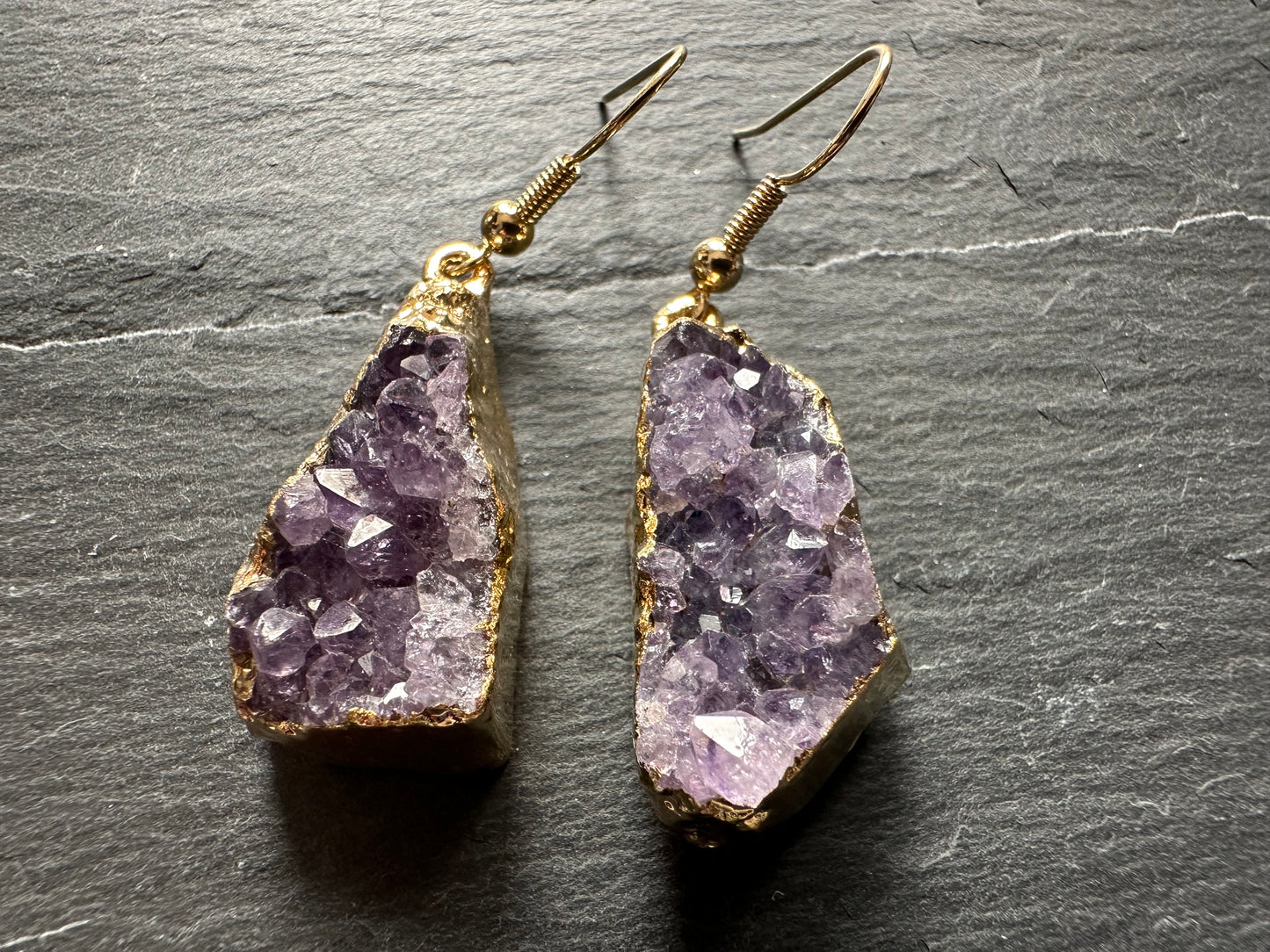 Amethyst earrings