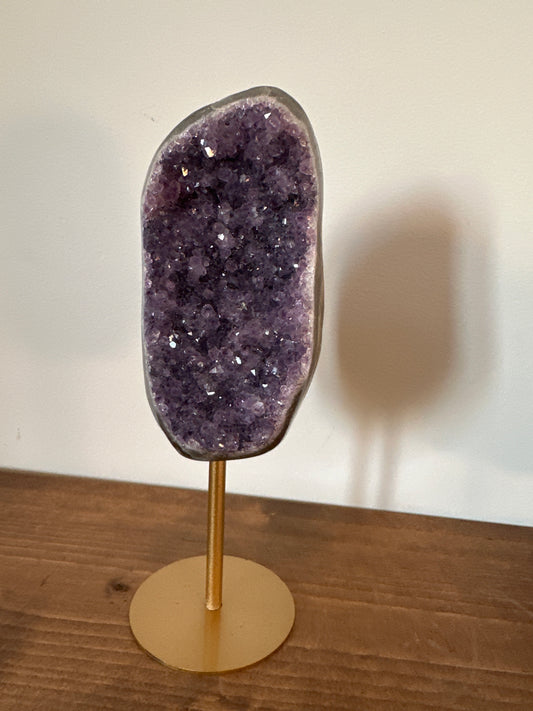 Amethyst on stand
