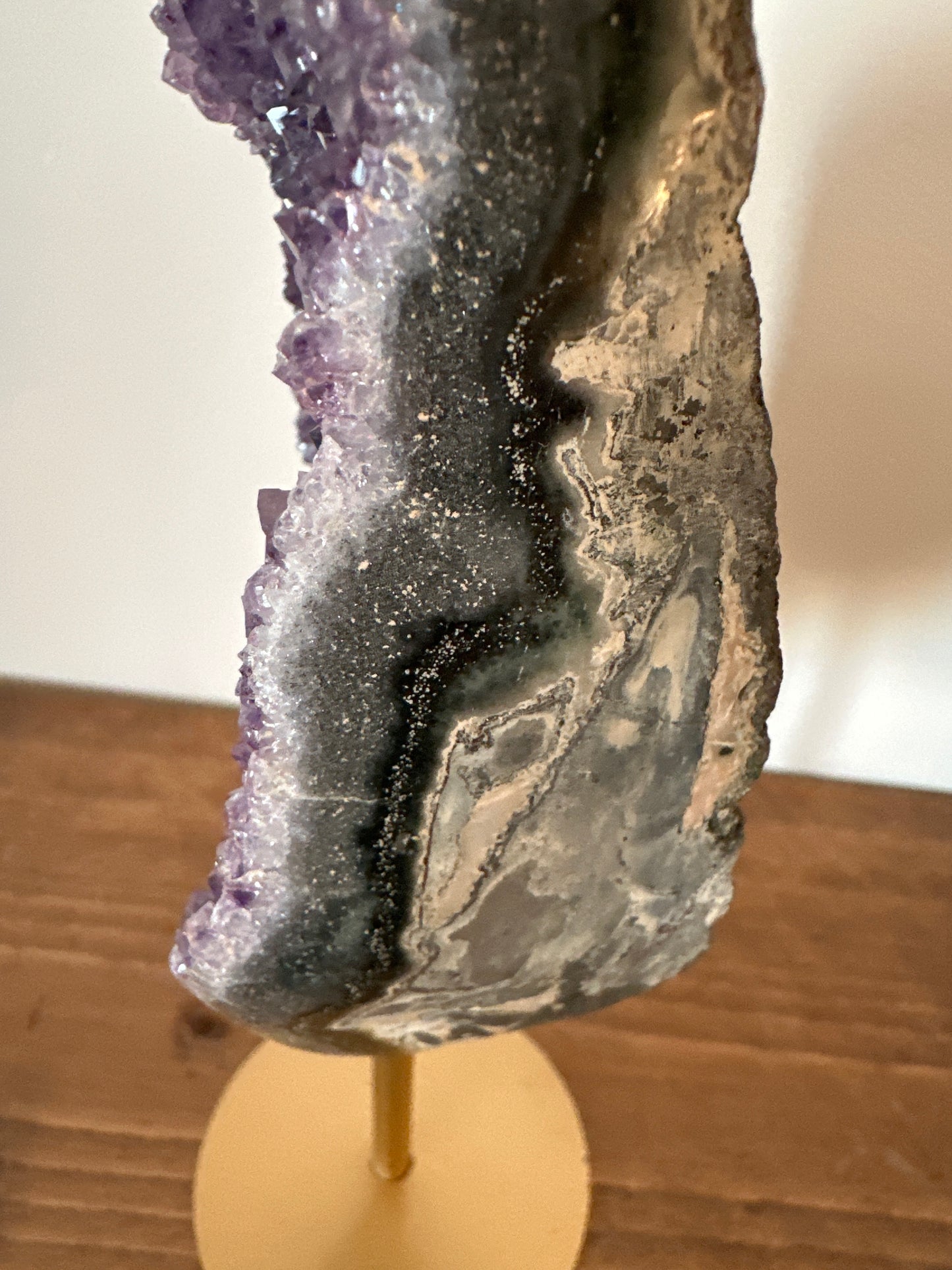Amethyst on stand