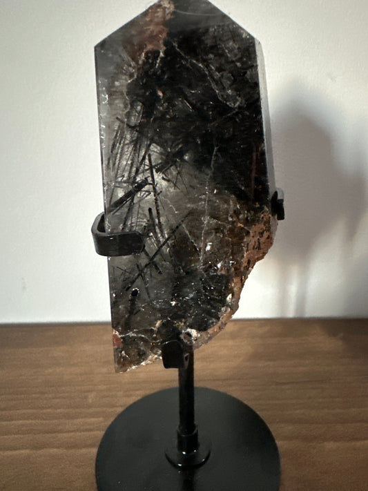 Quartz~ black rutile