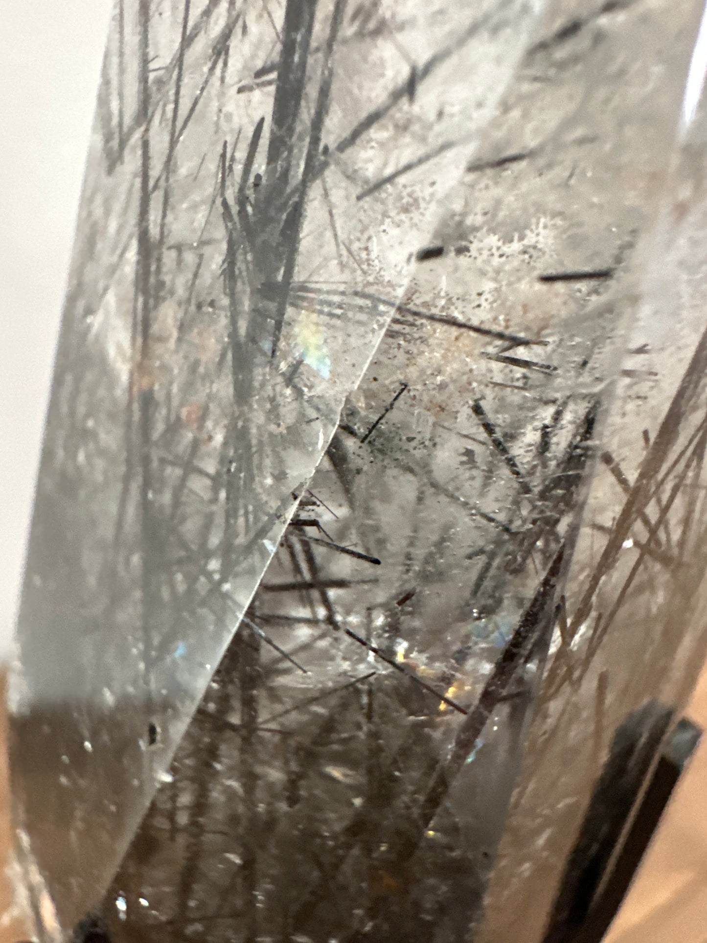 Quartz~ black rutile