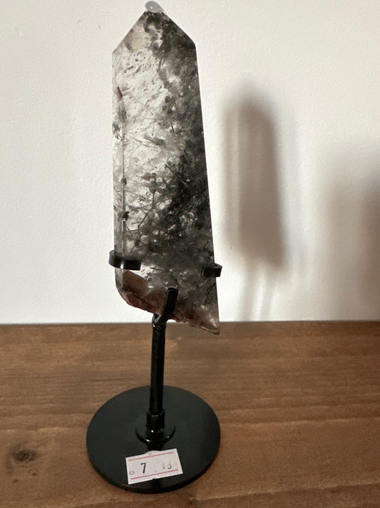 Quartz~ black rutile