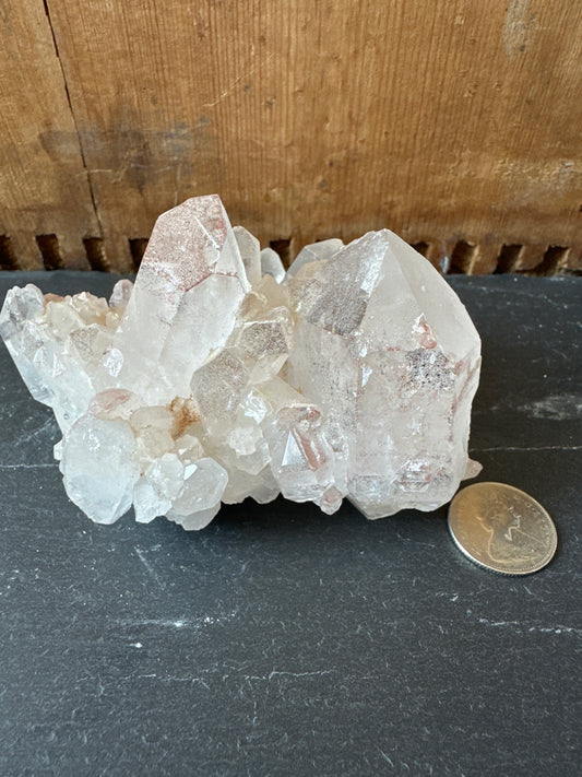 Quartz~pink and black lithium