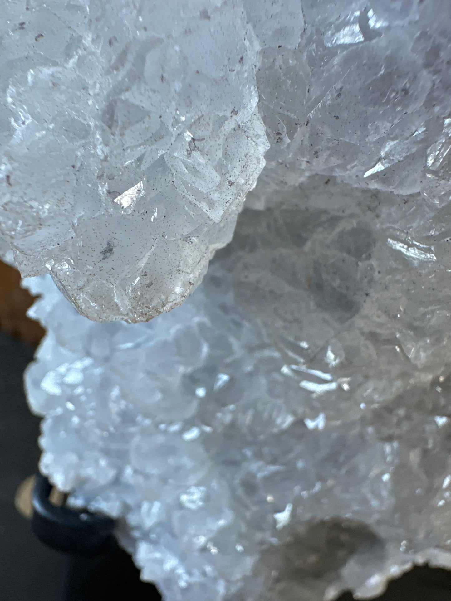 Zeolite~ blue/white/clear.