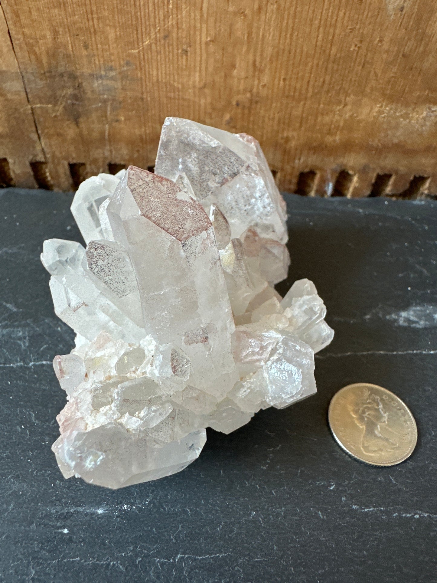 Quartz~pink and black lithium