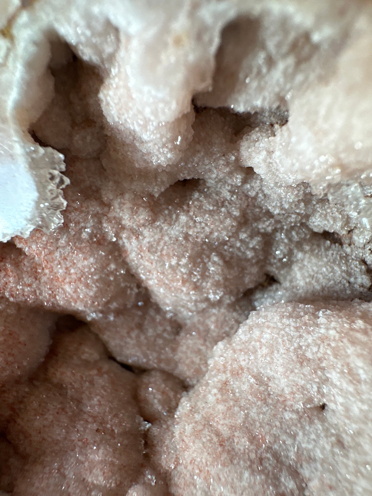 Pink amethyst high quality heart