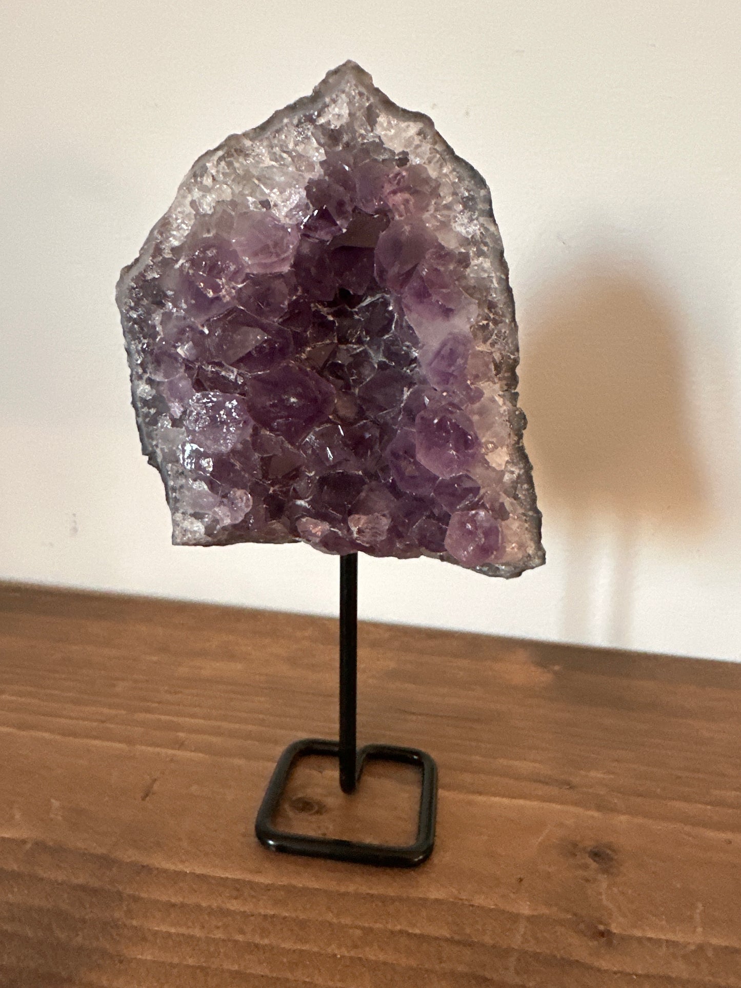 Amethyst on stand