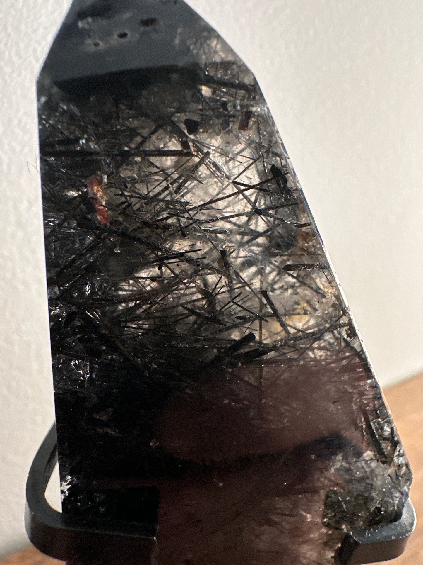 Quartz~ black rutile