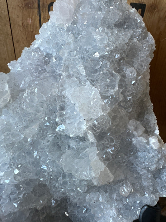 Zeolite~ blue/white/clear.